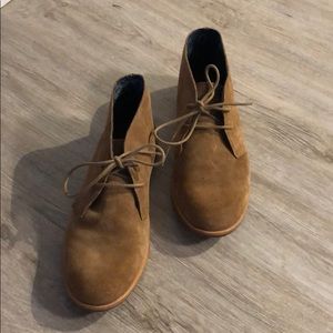 LUCKY Brand Suede Chukka Boots - Honey